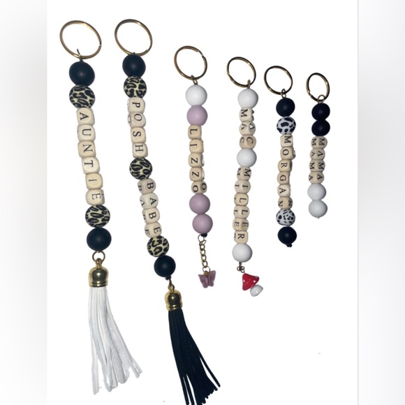 handcrafted Other - Custom Handmade Keychains - Your name or anything you want!
